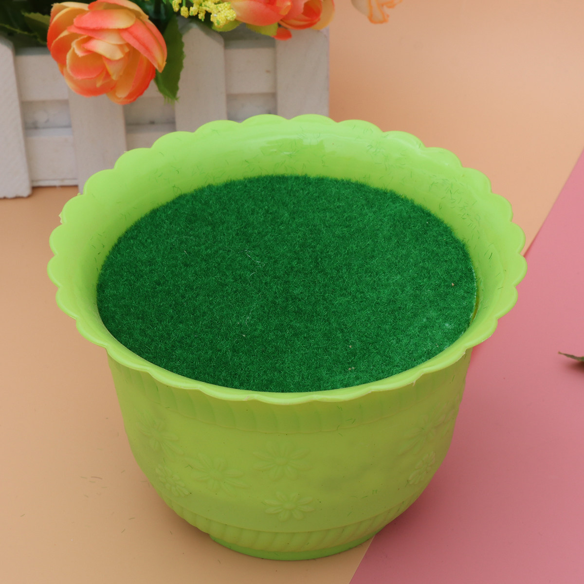 Florist Flower Supply - 1Pcs Flower Pot Flower Mud Green