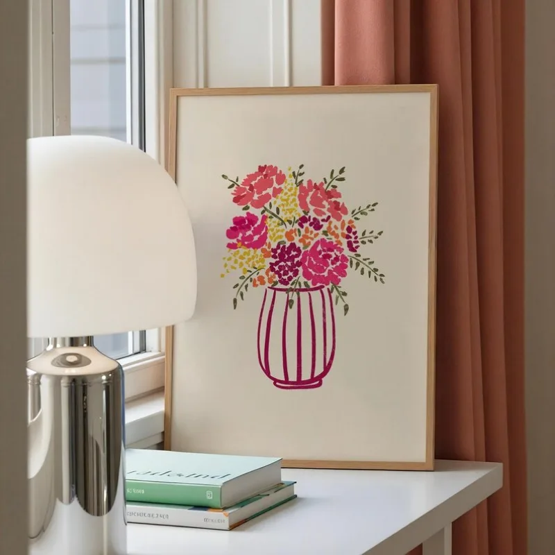 1pc frameless Canvas Painting  - đánh giá và giá Florist Supply Vases