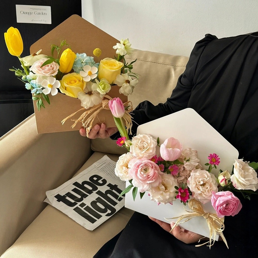 Envelope Shaped Cardboard Flow - đánh giá và giá Florist Flower Supply
