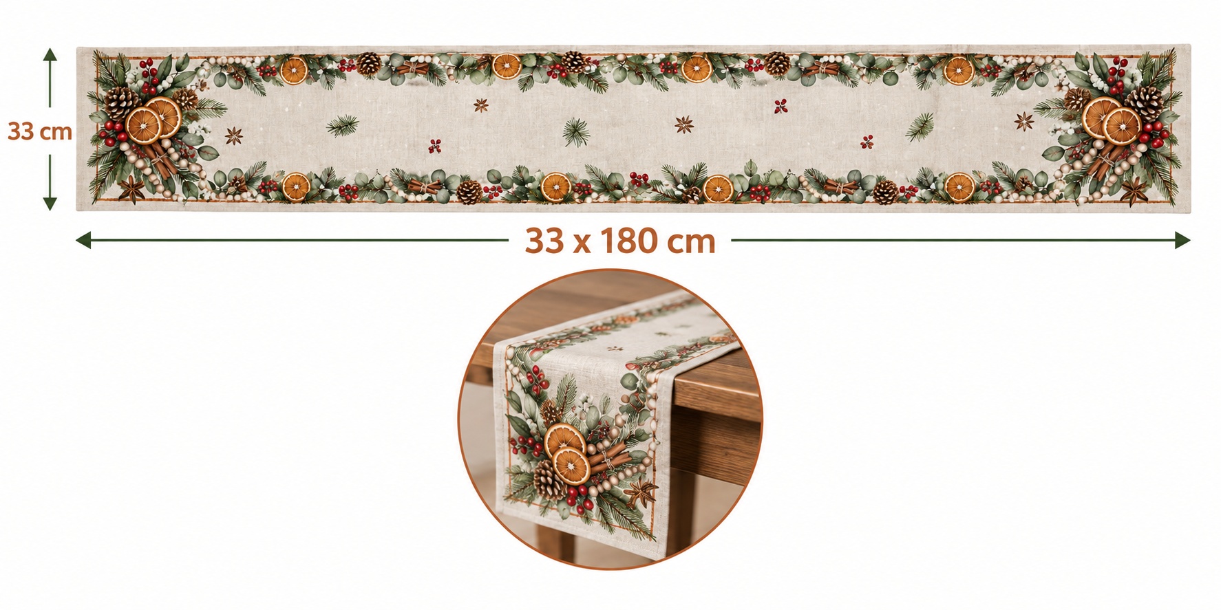 Christmas Dried Orange Table R - đánh giá và giá Eucalyptus Preserved